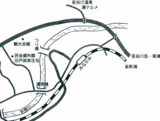 水上温泉 山楽荘までのご道程